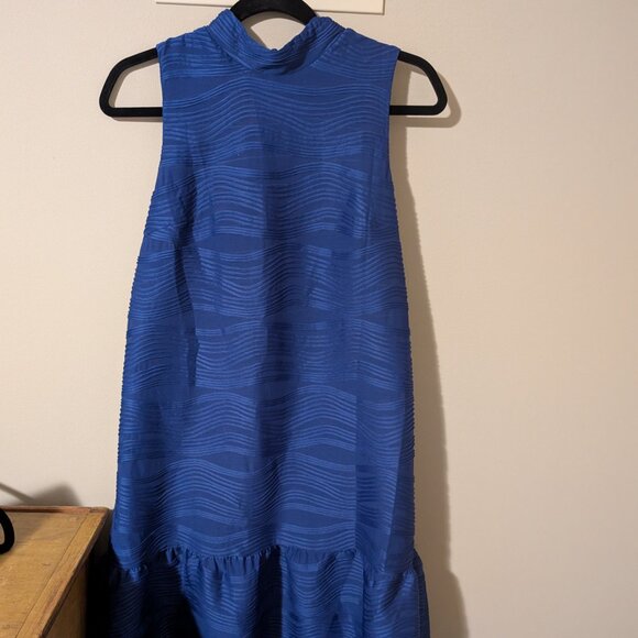 Hutch Mollie Royal Blue Textured Mock Neck - Picture 2 of 4